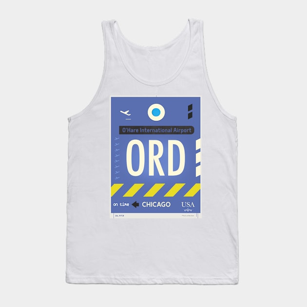 ORD O'Hare Airport code Tank Top by Woohoo